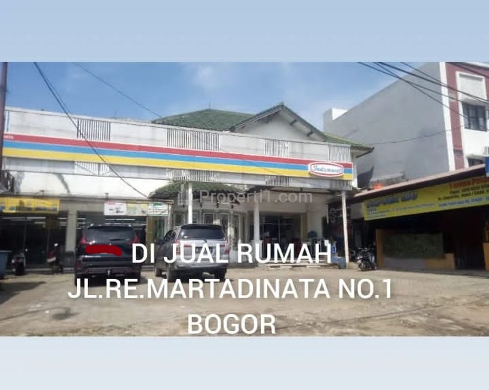 Dijual Rumah Zona Usaha di Jln. RE. Martadinata No. 1 Pabaton Kota Bogor