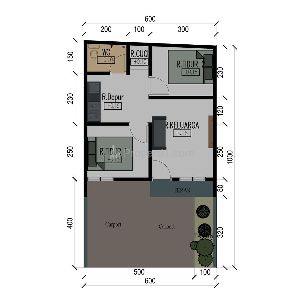 Jual Rumah Hafuza Residence Bintaro 2, Tangerang Selatan