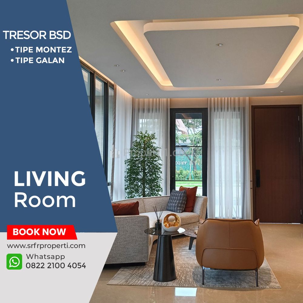 Jual Rumah Mewah di Cluster Eksklusif, BSD City - TRESOR GALLANT
