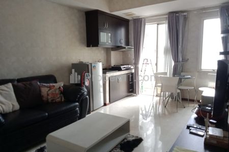 Disewakan Apartemen Royal Mediterania Garden, 2+1BR Furnish Luas 53,5 m2