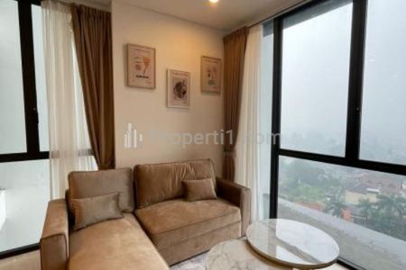 For Rent Apartment Izzara Location in South Jakarta - 1+1 BR Modern Fully Furnished