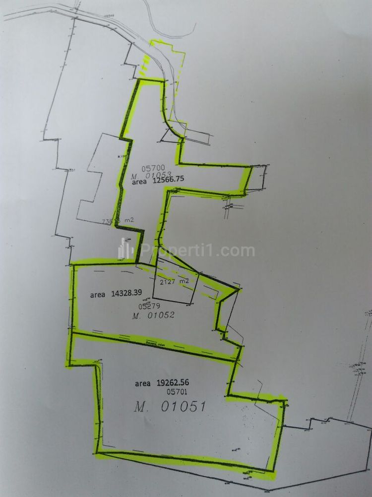 Jual Tanah 5 Hektar SHM Sudah Pagar Keliling di Pengasinan, Sawangan, Depok