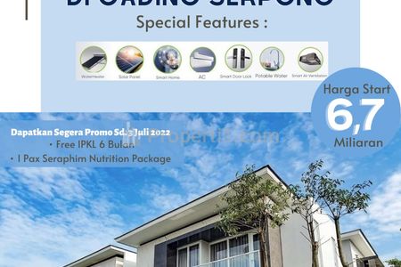 Dijual Rumah di PASADENA GRAND RESIDENCE MODERN TROPIS, Gading Serpong, Tangerang