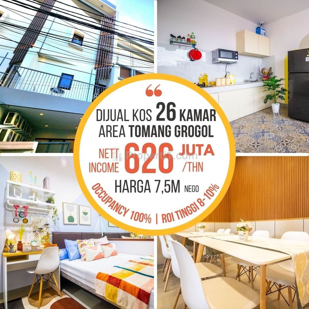 Dijual Kost Tomang Citrine Residence di Jl. Tomang Tinggi Raya, Grogol Petamburan, Jakarta Barat