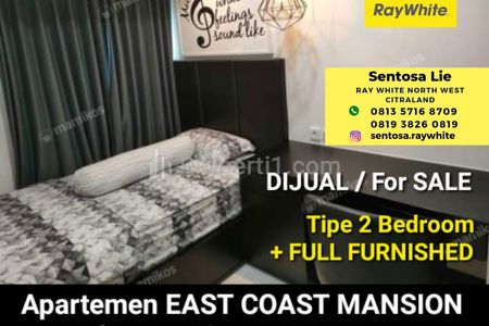 Jual Apartemen  Amor Pakuwon City Tipe 2 Bedroom FULL Furnished - East Coast Mansion