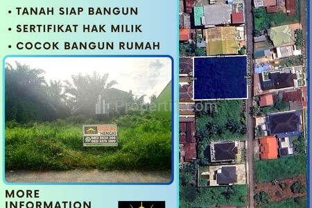 Dijual Tanah Posisi Hadap Timur di Karya Baru Pontianak