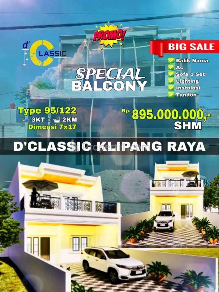 Dijual Segera Rumah Baru 2 Lantai Plus Balkon di Klioang Dekat RSWN Unimus Prima Undip Tembalang Semarang