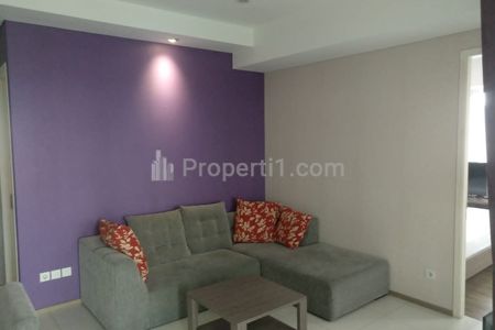 For Rent Good Condition Apartment at 1 Park Residence Gandaria Strategic Location in South Jakarta - 2BR Fully Furnished