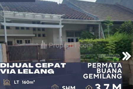 Dijual Cepat Rumah Permata Buana Gemilang Via Lelang di Daerah Kembangan Jakarta Barat