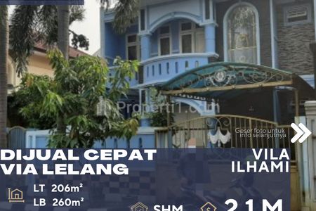 Dijual Cepat Rumah Villa Ilhami Via Lelang di Kelapa Dua Tangerang