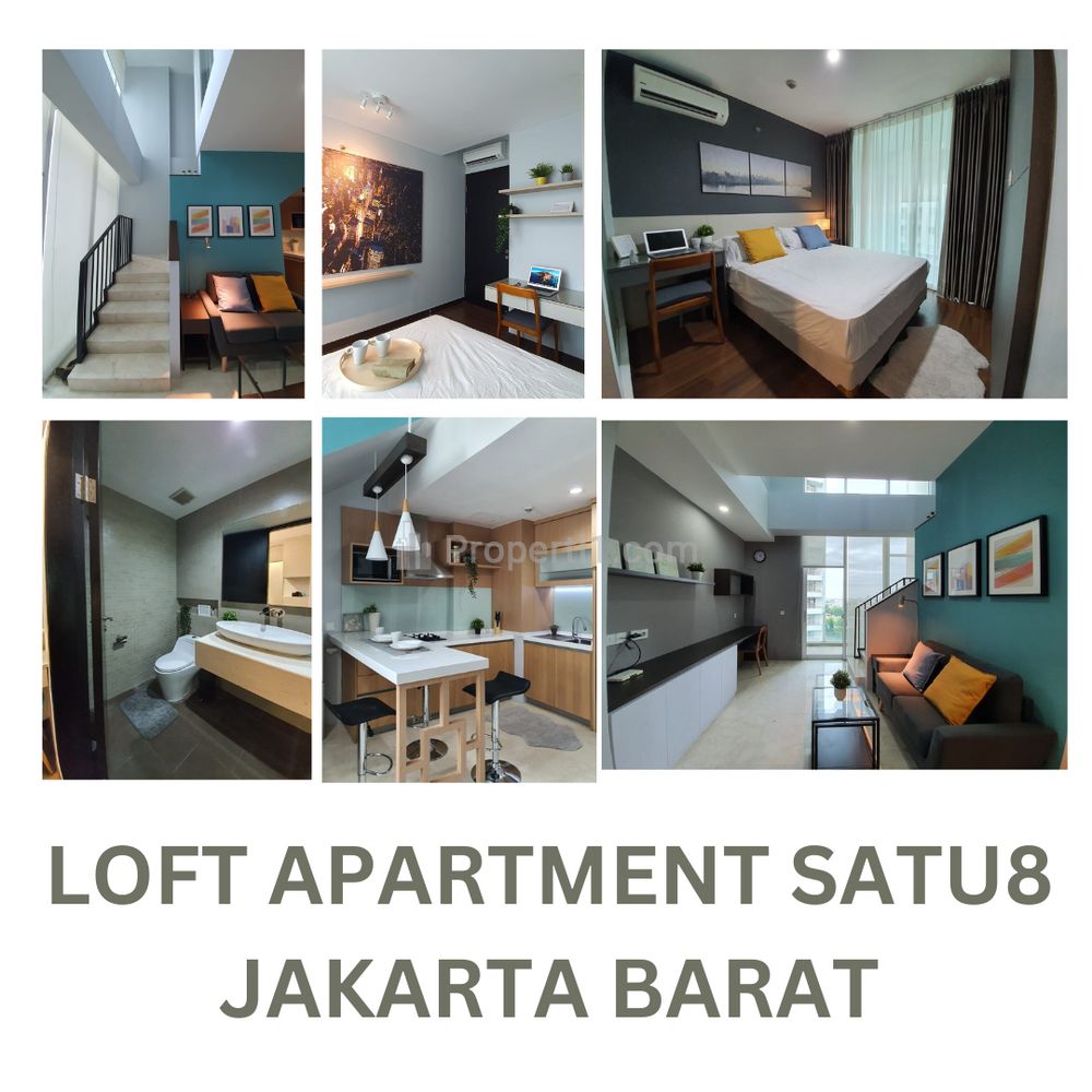 Disewakan Unit Loft Apartment Satu8 Residence Kedoya, Jakarta Barat