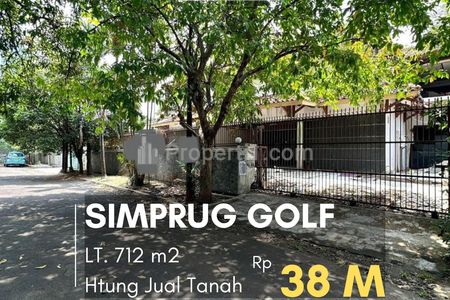 Jual Hitung Tanah Simprug Golf Jakarta Selatan