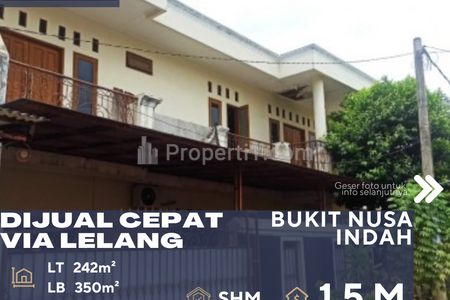 Dijual Rumah Bukit Nusa Indah Via Lelang di Ciputat Tangerang Selatan