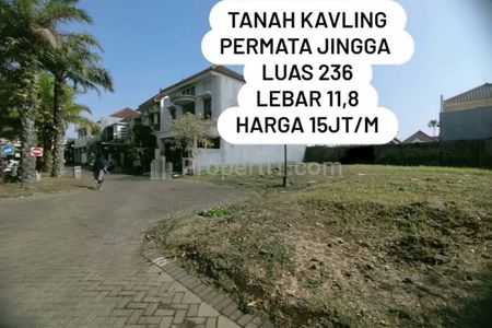 Dijual Tanah Permata Jingga Suhat Malang, Luas Tanah 236 m2