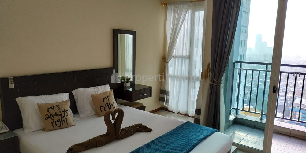 For Rent Apartemen Thamrin Residence Tower Edelweis Tipe 1 Bedroom Full Furnished, Dekat Mall Grand Indonesia, Plaza Indonesia, dan Thamrin