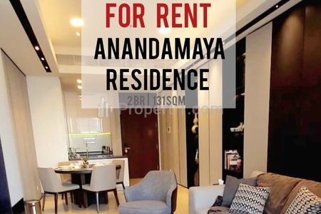 Sewa Cepat Apartemen Anandamaya Residence, 2BR 131sqm, Furnished, Ready Move in, Bagus, Direct Owner YANI LIM 08174969303