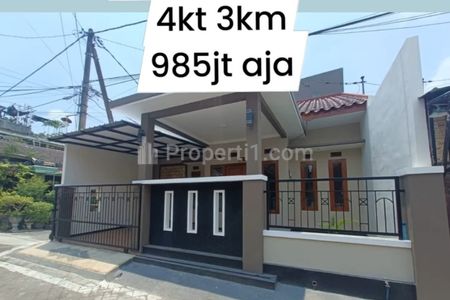 Dijual Rumah Sawojajar 1 Malang, Luas Tanah 108 m2