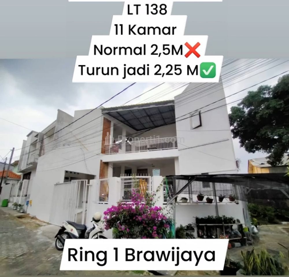 Dijual Kost di Sigura-gura Malang, Turun Harga (Dekat Kampus UB dan ITN)
