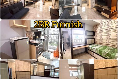 Sewa Murah Apartemen Seasons City 2BR Furnish Tahunan View Kolam Grogol Jakarta Barat