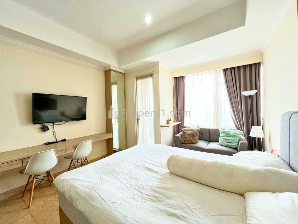 Sewa Apartemen Menteng Park Tipe Studio Fully Furnished, Dekat Taman Ismail Marzuki, RSCM, Bunda Hospital, dan Kampus UI Salemba