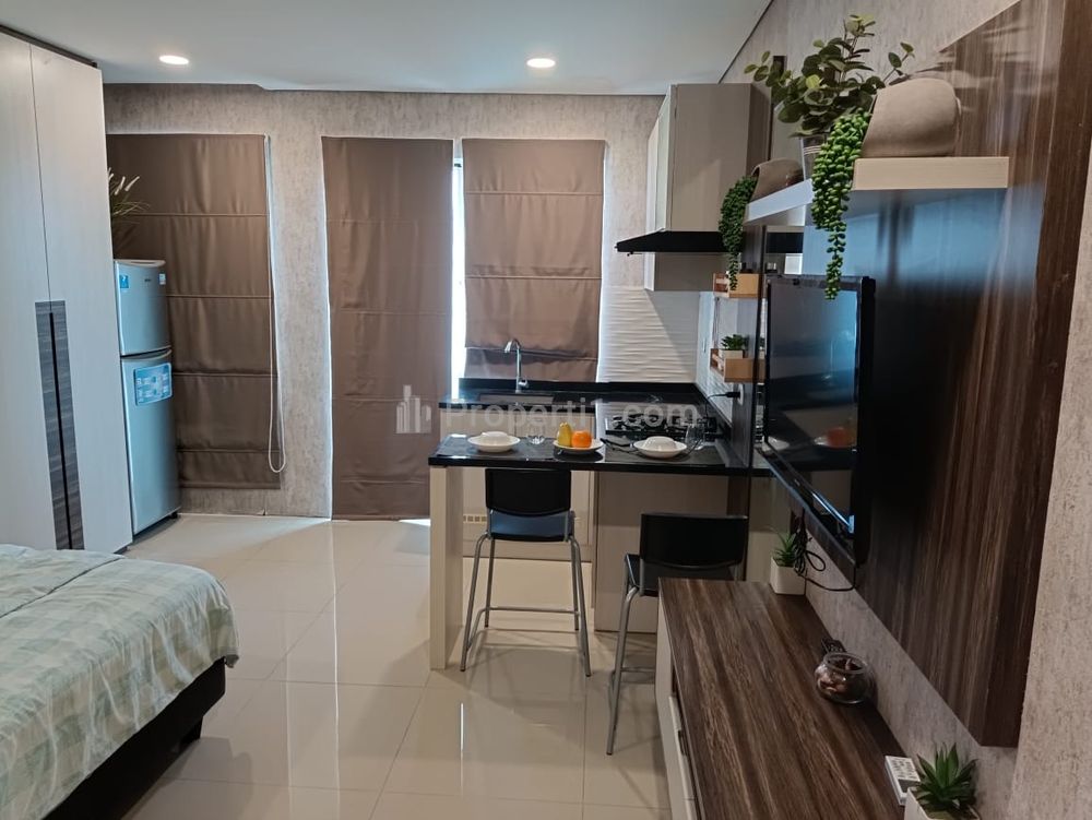 Disewakan Apartemen Studio Luas Furnish Siap Huni Tinggal Bawa Koper di Karang Tengah