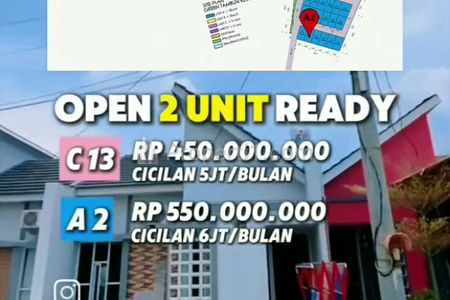 Dijual Rumah Ready dalam Perumahan di Tambun Utara, Kabupaten Bekasi