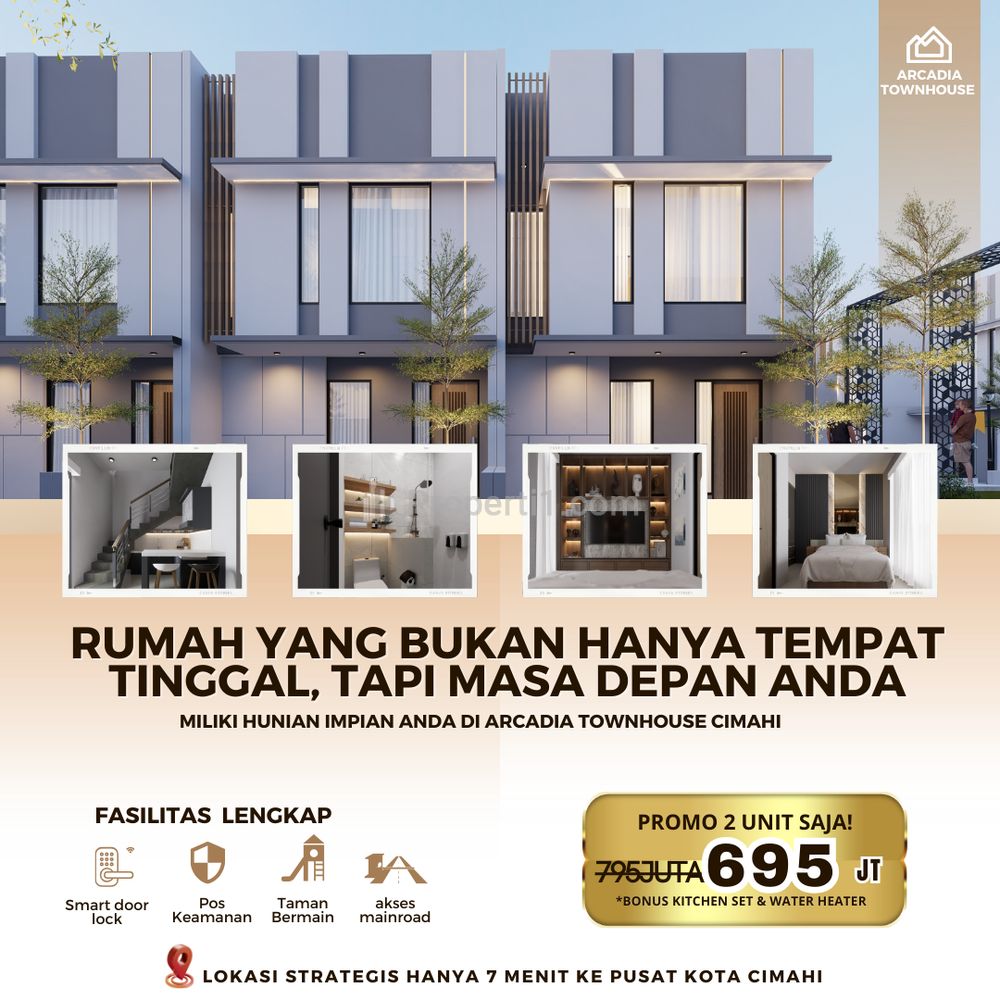 Jual Rumah di Cimahi Deket ke Sekolahan SDN dan Puskesmas Cipageran