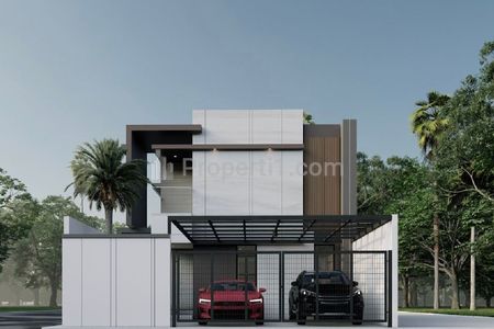 Rumah Dijual Baru Gress Sutorejo Indah Surabaya Modern Tropical