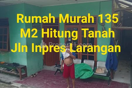 Dijual Rumah Murah Hitung Tanah di Tangerang