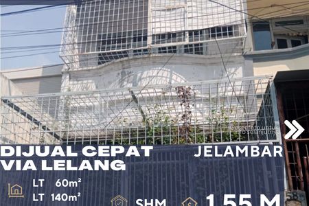 Dijual Cepat Rumah Via Lelang di Daerah Jelambar Jakarta Barat