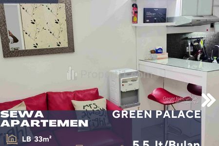 Sewa Apartemen Green Palace 2BR Fully Furnished di Kalibata Jakarta Selatan