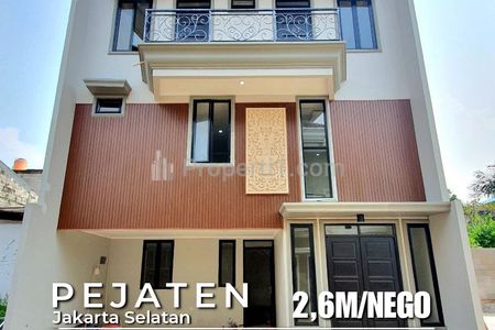 Jual Rumah Baru dan Cantik dalam Cluster di Pejaten Jakarta Selatan