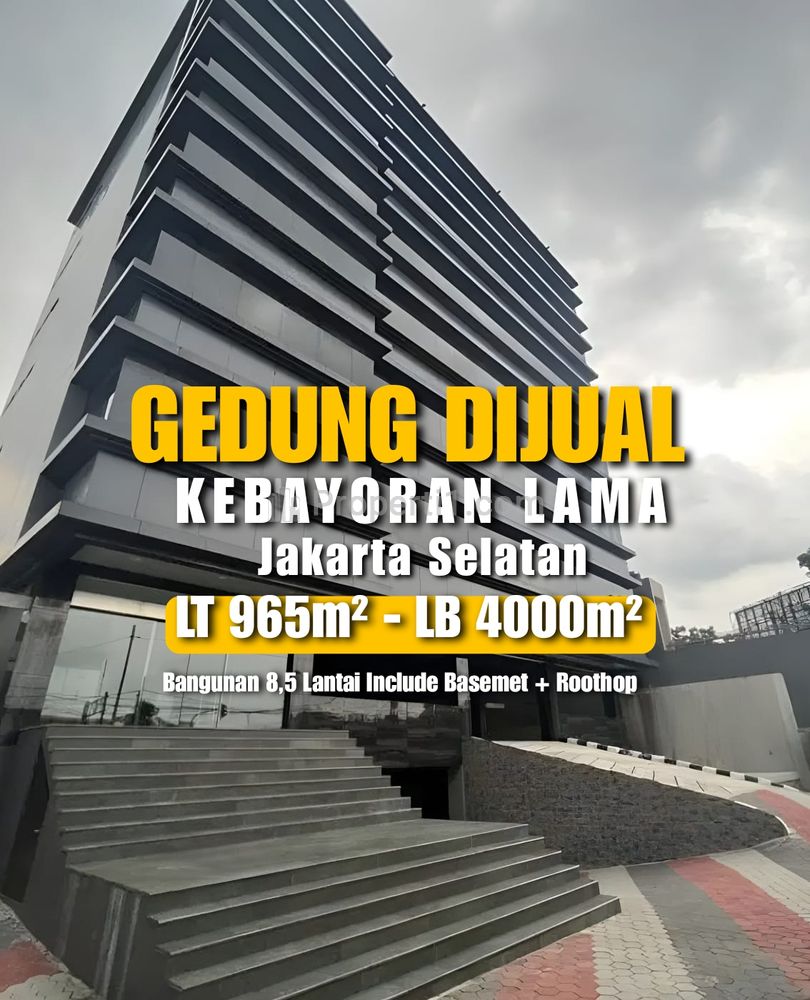 Jual Gedung Baru di Pondok Pinang Kebayoran Lama Jakarta Selatan