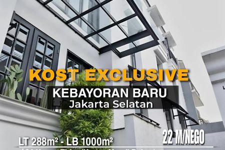 Jual Kost Exclusive di Cipete Kebayoran Baru Jakarta Selatan