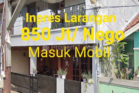 Dijual BU Rumah di Inpres Larangan Tangerang