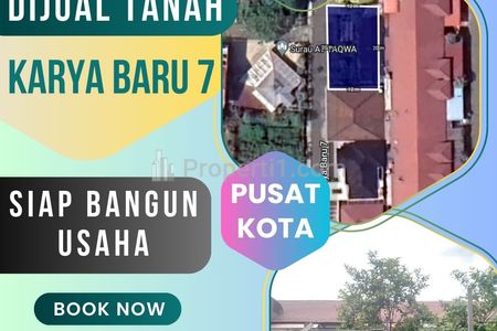 Jual Murah Tanah Siap Bangun Jl Karya Baru 7 Pontianak