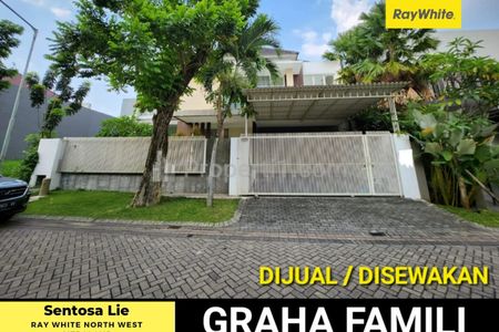 Jual/Sewa Rumah Graha Family Surabaya Semi Furnished Modern Dekat Pakuwon Indah, Citraland, Sma Petra1