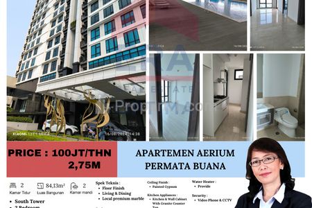 Disewakan Apartemen Aerium di Permata Buana