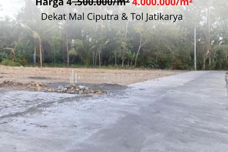 Dijual Tanah Kavling SHM Area Cibubur Bogor, Dekat Mall Ciputra & Tol Jatikarya