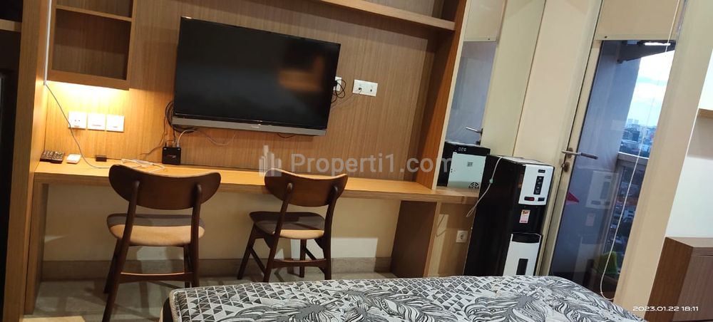 For Rent Apartemen Menteng Park Tipe Studio Fully Furnished, Dekat Taman Ismail Marzuki, RSCM, Bunda Hospital, dan Kampus UI Salemba