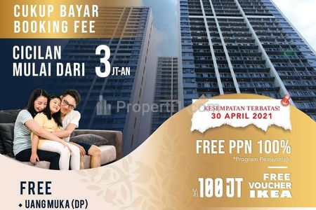 Dijual Apartemen Daan Mogot City, Jakarta Barat - 2 BR Unfurnished