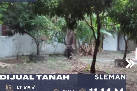 Jual Cepat Tanah Dalam Komplek di Samping Jalan Raya Utama di Depok Sleman Yogyakarta