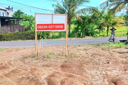 Jual Tanah 1690 m2 di Angantaka Kutri Dekat Ubud Sukawati Gianyar Bali