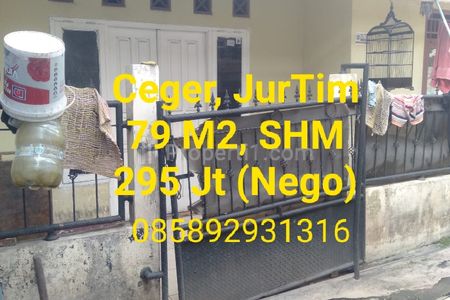 Jual Rumah Murah di Jalan Panti Asuhan Jurangmangu Timur, Pondok Aren, Tangerang Selatan