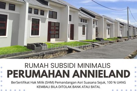 Dijual Rumah Subsidi Ramai Penghuni di ANNIELAND Tangerang