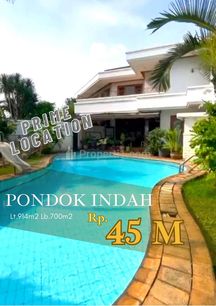 Jual Rumah Pondok Indah Jakarta Selatan Prime Location