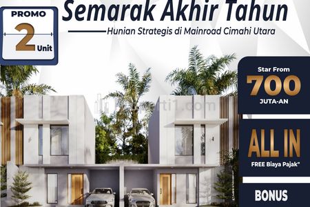 Dijual Rumah Eksklusif di Cluster Cimahi, Dekat Fasilitas Umum