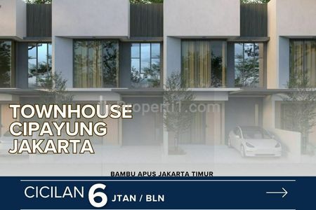 Jual Rumah Baru Dalam Townhouse di Cipayung Jakarta Timur