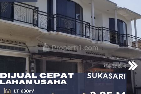 Dijual Tanah dengan Bangunan Rumah dan Toko di Cisaat Kabupaten Sukabumi