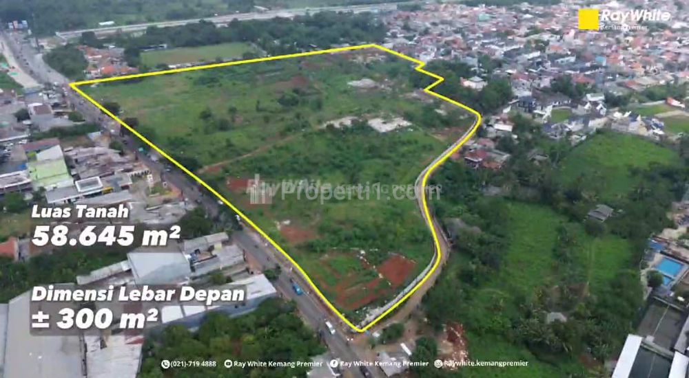 Dijual Lahan Siap Bangun di Sawangan Depok
